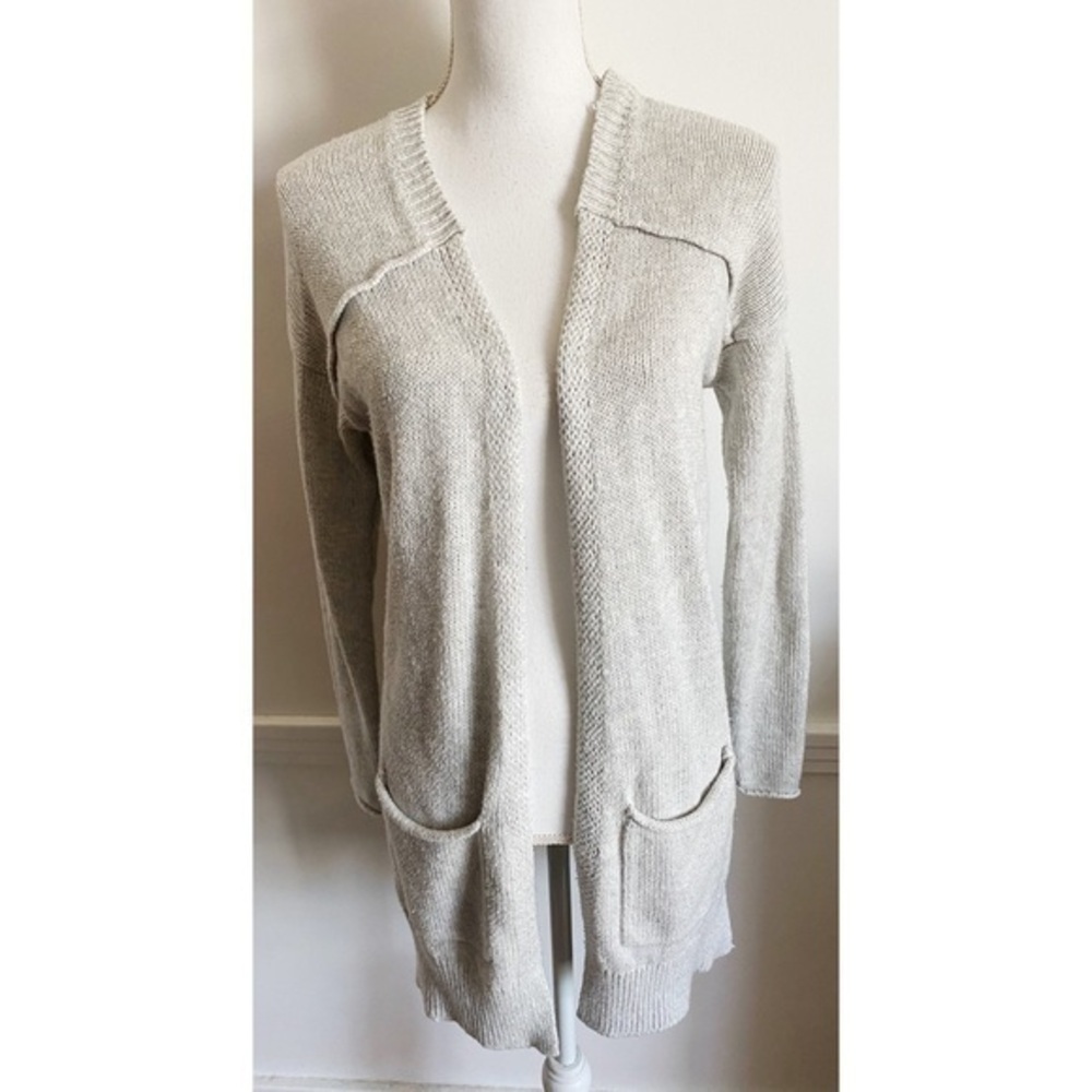 Silence & Noise • Grey Longer Length Cardigan